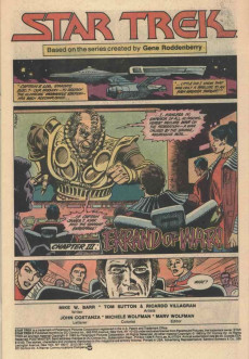Extrait de Star Trek (1984) (DC comics) -3- Chapter III: Errand of War!