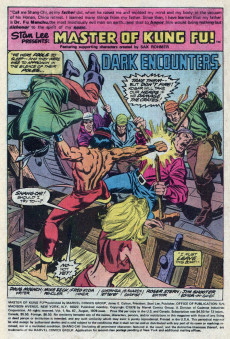 Extrait de Master of Kung Fu Vol. 1 (Marvel - 1974) -67- Dark Encounters!
