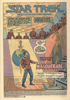 Extrait de Star Trek (1984) (DC comics) -13- New Frontiers, Chapter 5: Masquerade!