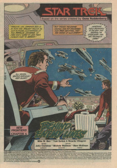Extrait de Star Trek (1984) (DC comics) -14- New Frontiers, Chapter 6: Behind Enemy Lines!
