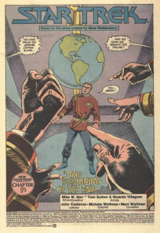 Extrait de Star Trek (1984) (DC comics) -15- New Frontiers, Chapter 7: The Beginning of the End...