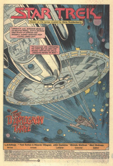 Extrait de Star Trek (1984) (DC comics) -17- The D'Artagnan Three