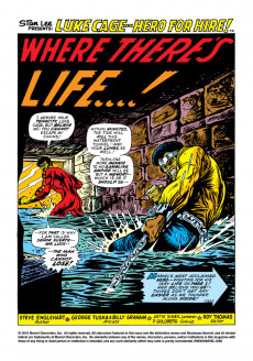 Extrait de Luke Cage, Hero for Hire (Marvel - 1972) -11- Wheel of Fortune-- Wheel of Doom!