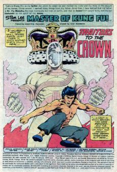 Extrait de Master of Kung Fu Vol. 1 (Marvel - 1974) -72- Suddenly... Shockwave!