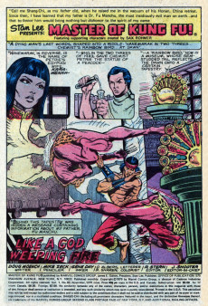 Extrait de Master of Kung Fu Vol. 1 (Marvel - 1974) -82- Flight into Fear!