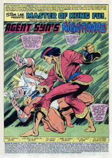Extrait de Master of Kung Fu Vol. 1 (Marvel - 1974) -94- Death Duel with Agent Syn!