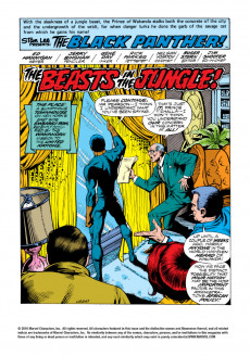 Extrait de Black Panther Vol.1 (1977) -14- The Beasts in the Jungle!