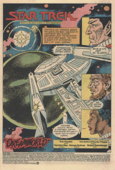 Extrait de Star Trek (1984) (DC comics) -21- Dreamworld