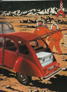 Extrait de Tintin - Publicités -Citroën- Voyage sur la Planète 2CV