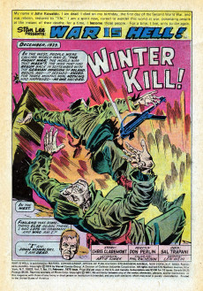 Extrait de War is Hell (Marvel - 1973) -11- Death in the frozen north!