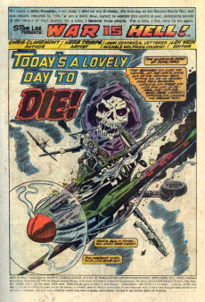 Extrait de War is Hell (Marvel - 1973) -13- A Lousy Day to Die!