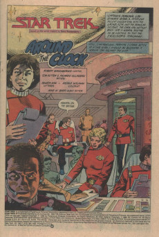 Extrait de Star Trek (1984) (DC comics) -27- A Day in the Life of Star Trek Ends in Red Alert!