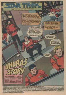 Extrait de Star Trek (1984) (DC comics) -30- Uhura's Story