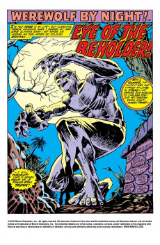 Extrait de Werewolf by Night Vol.1 (Marvel - 1972) -1- Full Moon Rise -- Werewolf Kill!