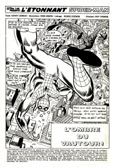 Extrait de L'Étonnant Spider-Man (Éditions Héritage) -30- L'Ombre du Vautour !