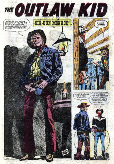 Extrait de The outlaw Kid Vol.1 (Atlas - 1954) -12- The Riddle of Fargo Pass!