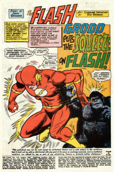 Extrait de The flash Vol.1 (1959) -172- Grodd Puts the Squeeze on Flash!