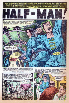 Extrait de Uncanny Tales Vol.1 (Atlas - 1952) -22- Half-Man!