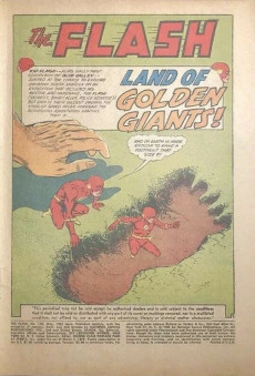 Extrait de The flash Vol.1 (1959) -120- Land of Golden Giants!