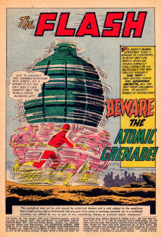 Extrait de The flash Vol.1 (1959) -122- Beware the Atomic Grenade!