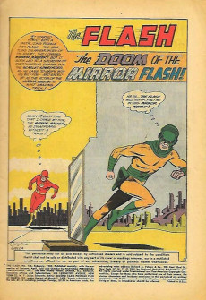 Extrait de The flash Vol.1 (1959) -126- Doom of the Mirror-Flash!