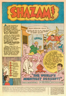 Extrait de Shazam (DC comics - 1973) -11- The World's Mightiest Family Salutes the New Year!
