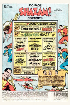 Extrait de Shazam (DC comics - 1973) -16- The World's Mightiest Mortal Battles the Seven Deadly Enemies of Man
