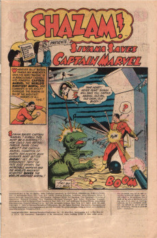 Extrait de Shazam (DC comics - 1973) -24- Sivana Saves Captain Marvel