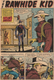 Extrait de Rawhide Kid Vol.1 (1955) -9- Outlaws' Ambush!