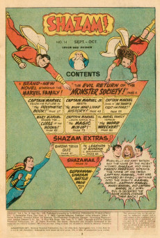 Extrait de Shazam (DC comics - 1973) -14- A New Book-Length Shazam Family Thriller!