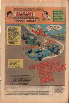 Extrait de Shazam (DC comics - 1973) -33- The World's Mightiest Race