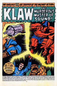 Extrait de Marvel's Greatest Comics (1969) -43- Klaw, the Murderous Master of Sound!