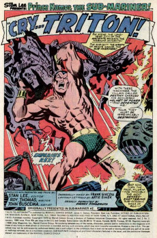 Extrait de Tales to Astonish Vol. 2 (Marvel - 1979) -2- Cry... Triton!
