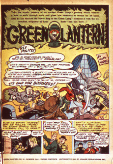 Extrait de Green Lantern Vol.1 (1941) -12- The Adventure of the Gambler