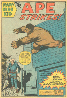 Extrait de Rawhide Kid Vol.1 (1955) -39- The Ape Strikes!