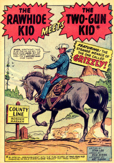 Extrait de Rawhide Kid Vol.1 (1955) -40- The Rawhide Kid, Face-to-Face with the Two-Gun Kid!!