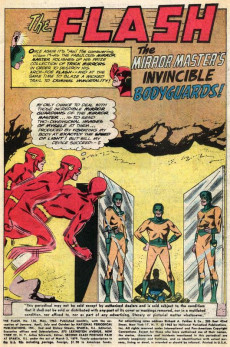 Extrait de The flash Vol.1 (1959) -136- The Mirror Master's Invincible Bodyguards!