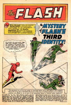 Extrait de The flash Vol.1 (1959) -141- The Mystery of Flash's Third Identity!