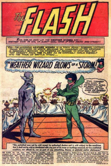 Extrait de The flash Vol.1 (1959) -145- The Weather Wizard Blows Up a Storm!