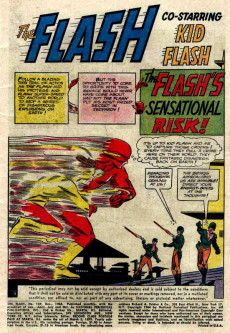 Extrait de The flash Vol.1 (1959) -149- The Flash's Sensational Risk!