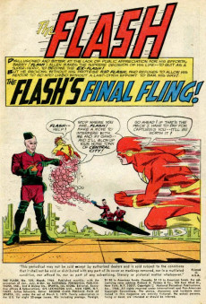 Extrait de The flash Vol.1 (1959) -159- The Flash's Final Fling!