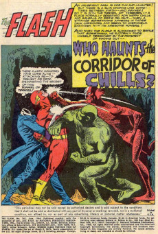 Extrait de The flash Vol.1 (1959) -162- Who Haunts the Corridor of Chills!