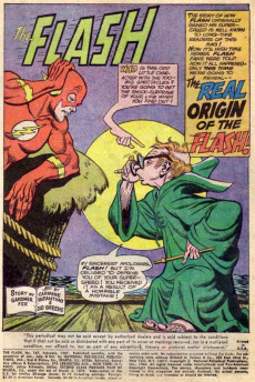 Extrait de The flash Vol.1 (1959) -167- The Real Origin of the Flash!