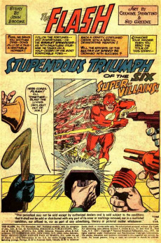 Extrait de The flash Vol.1 (1959) -174- Stupendous Triumph of the Six Super-Villains!