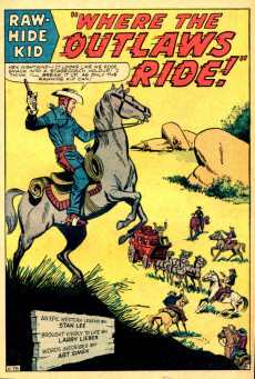 Extrait de Rawhide Kid Vol.1 (1955) -43- Where Outlaws Ride!