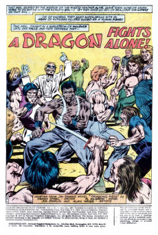 Extrait de Richard Dragon, Kung-Fu Fighter (DC Comics - 1975) -2- If You've Got to Die...Die Fighting!
