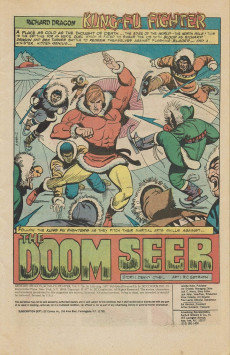 Extrait de Richard Dragon, Kung-Fu Fighter (DC Comics - 1975) -16- The Doom Seer!