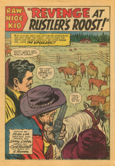 Extrait de Rawhide Kid Vol.1 (1955) -52- Revenge at Rustler's Roost!