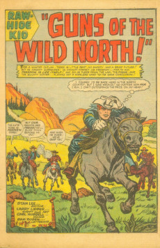 Extrait de Rawhide Kid Vol.1 (1955) -53- Guns of the Wild North!