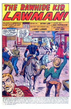Extrait de Rawhide Kid Vol.1 (1955) -83- The Rawhide Kid -- Gun-slingin' Lawman!!